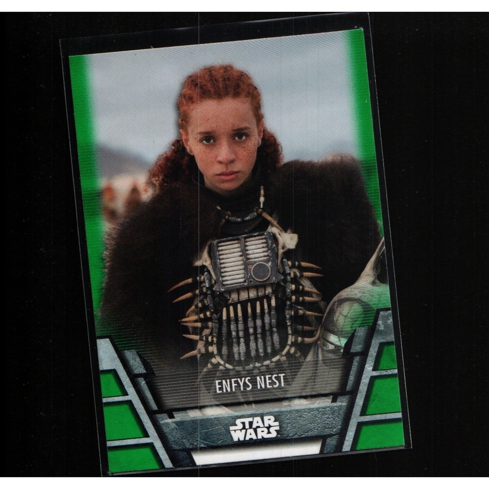 2020 Topps Star Wars Holocron Enfys Nest #N-15 Green Parallel Solo